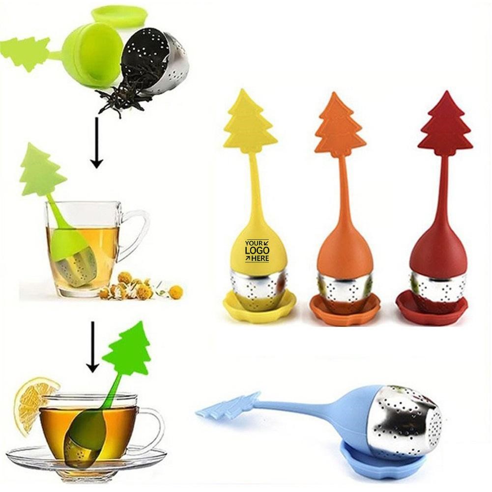 Christmas Tree Tea Infuser-Stainless Steel And Silicone Loose Leaf Strainer