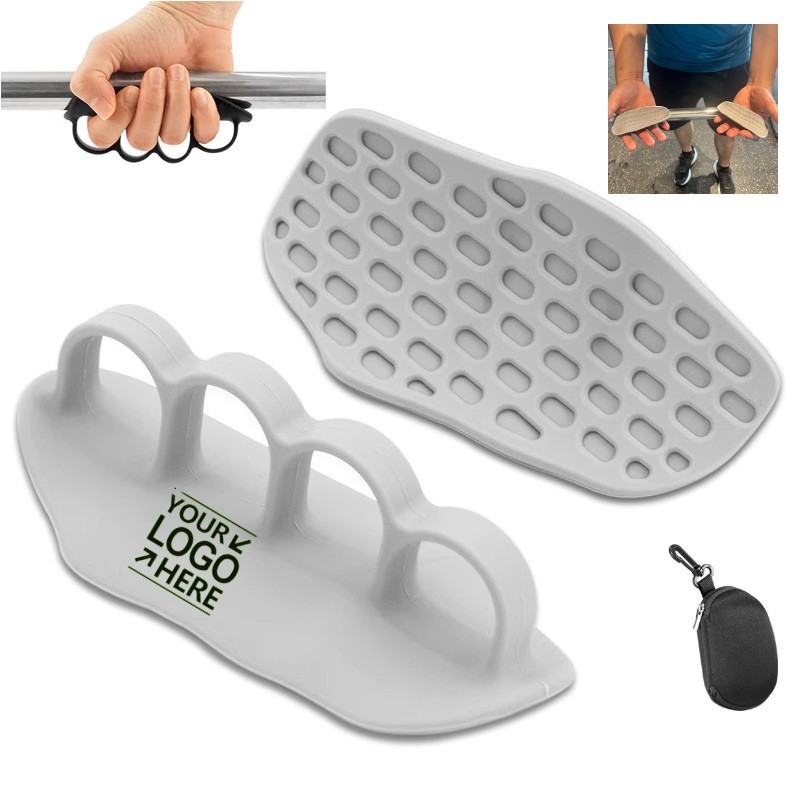 Silicone Weightlifting Hand Grips–Secure Grip For Barbell & Dumbbell Training (1 Pair)