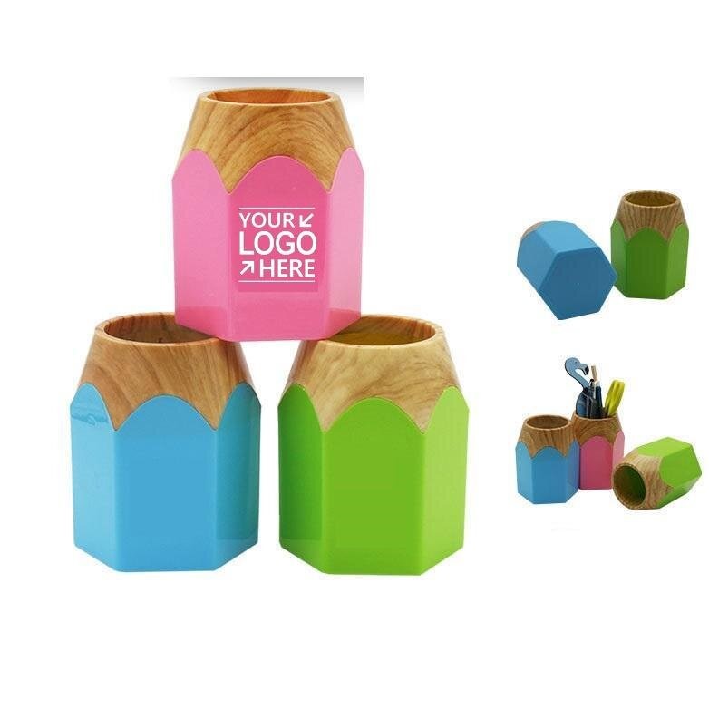 Pencil-Design Pen Cup–Novelty Desk Storage