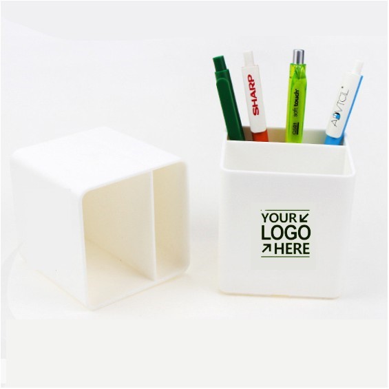 Square Desk Caddy With Dividers