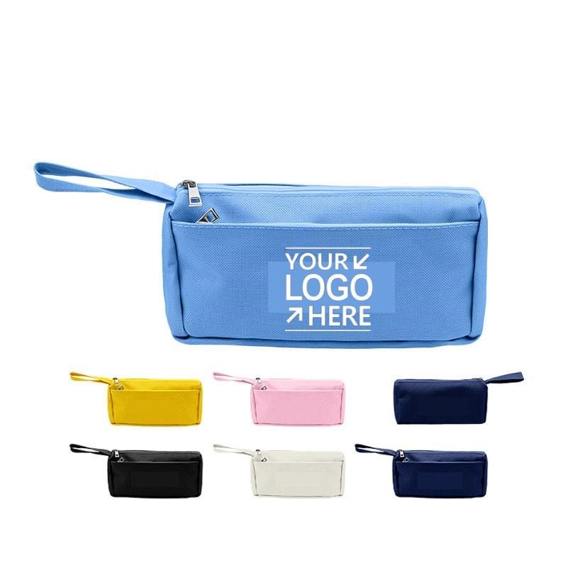 Double-Layer Oxford Clutch Pencil Case – Premium For Students & Events