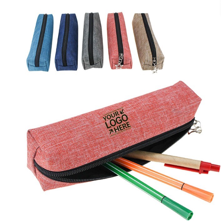 Compact Dual-Tone Pencil Pouch