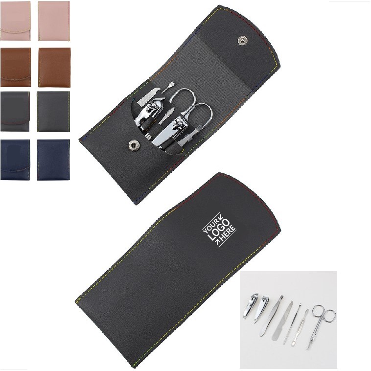 7-Piece Folding Grooming Kit For Home & Travel