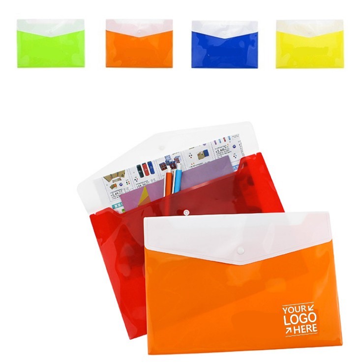 Water-Resistant Snap Closure Document Pouches For Business Gifts&Office