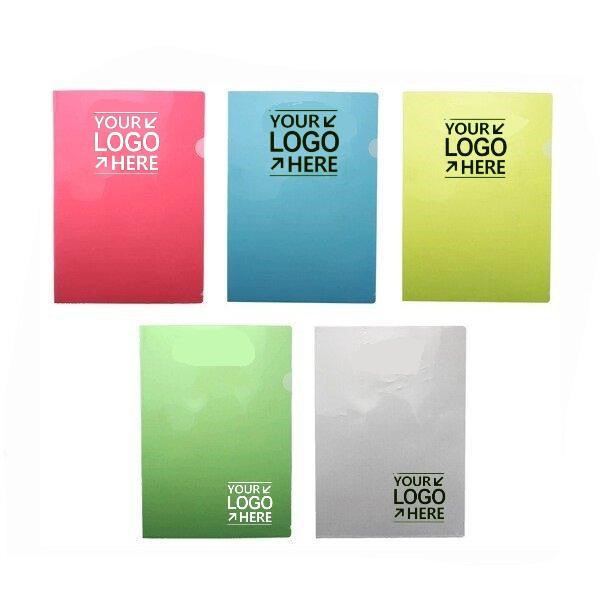 L-Shaped Document Corner Holder-PP Plastic File Sleeve