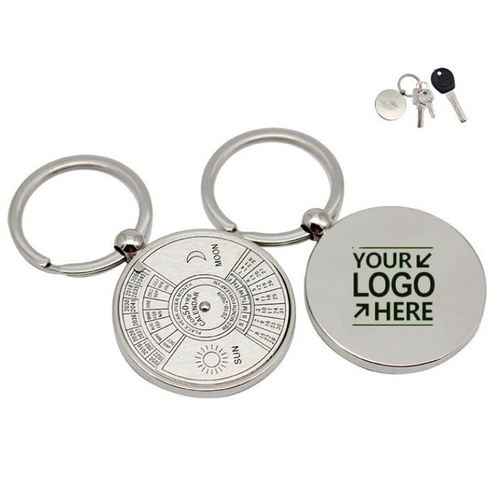 Engravable Perpetual Calendar Keychain