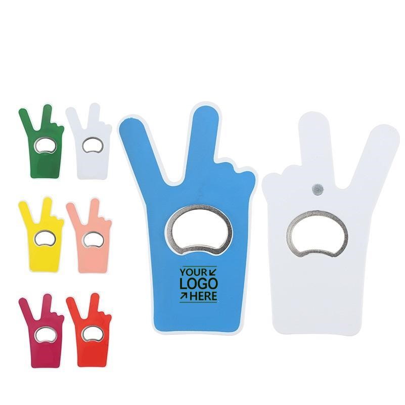 Finger Fridge Magnet Bottle Opener