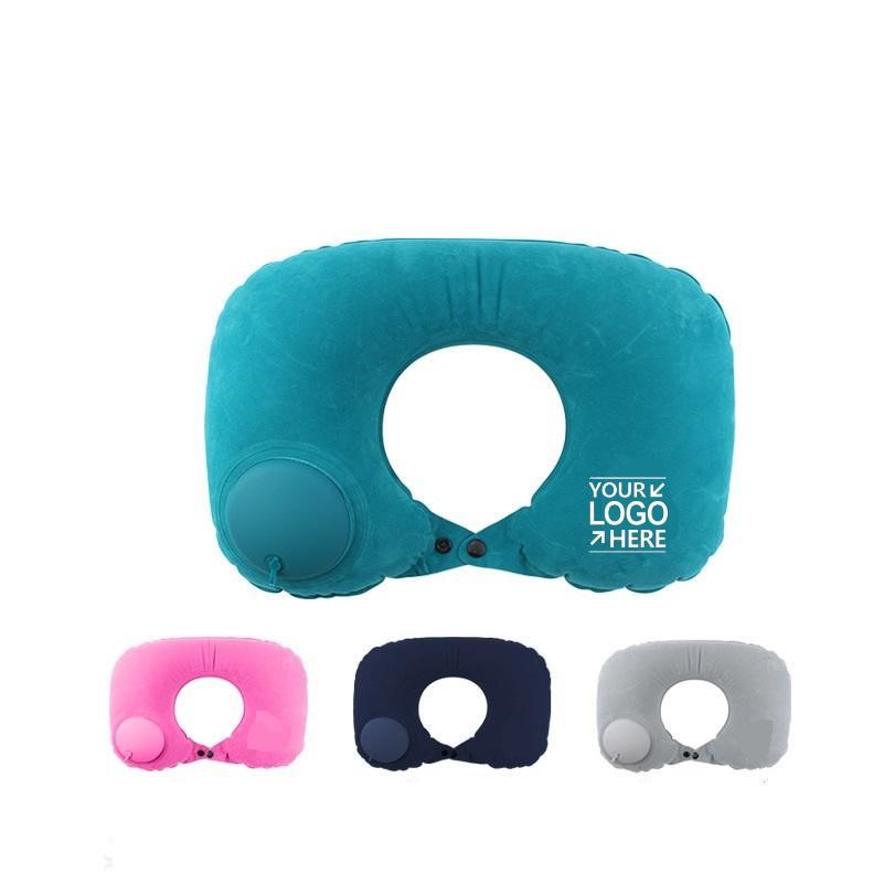 Self-Inflating Travel Pillow For Adults
