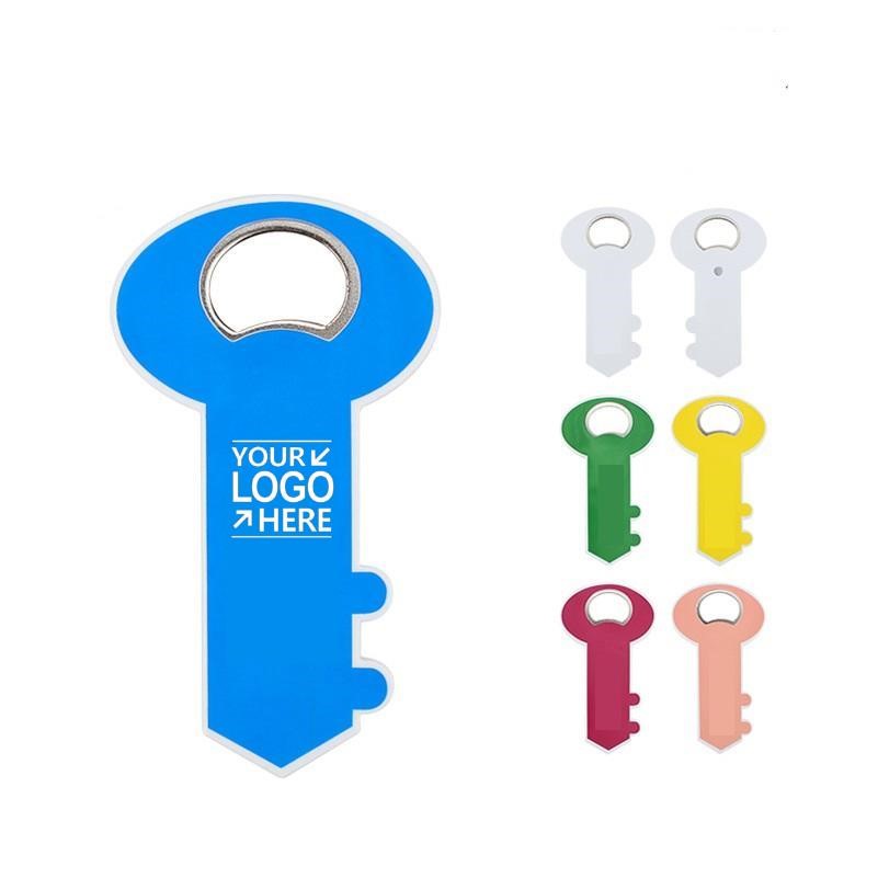 Key-Shaped Refrigerator Magnet Bottle Opener