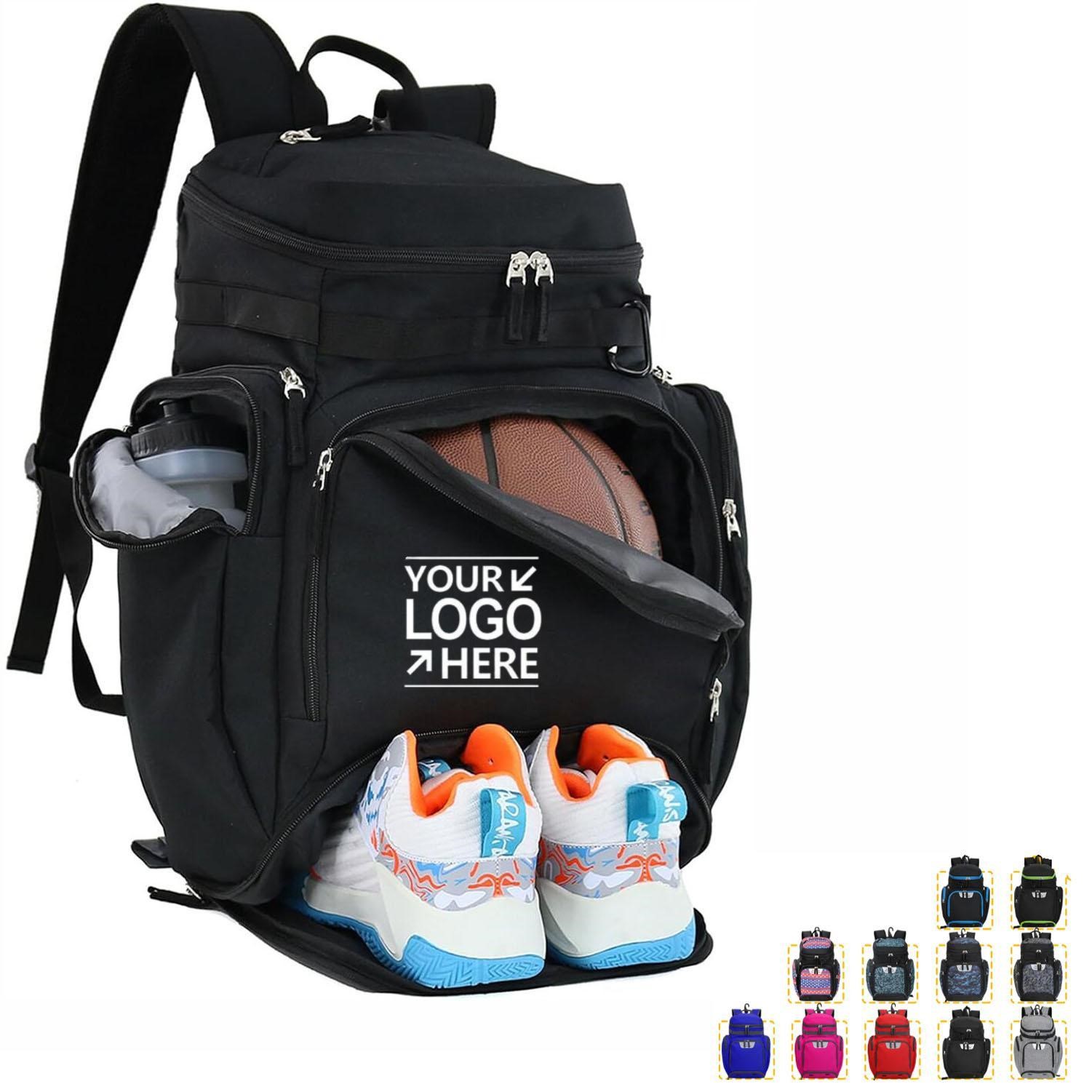 Large Capacity Basketball Sports Duffel Backpack With Ventilated Shoe Compartment