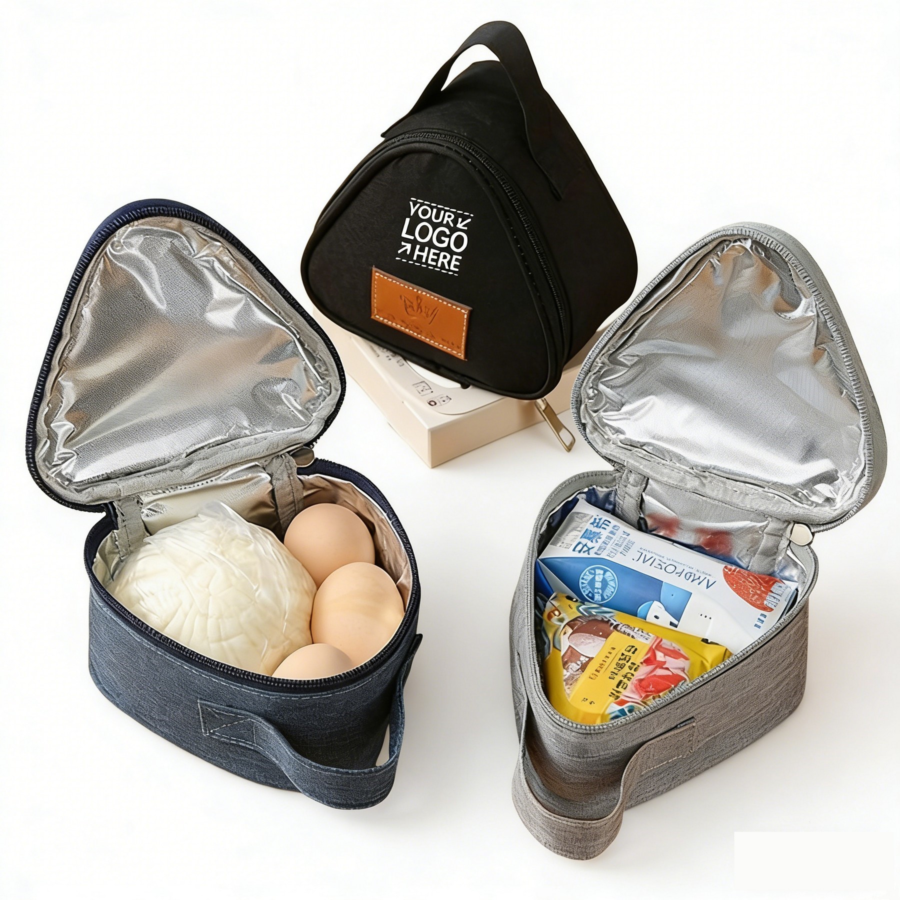 Mini Triangle Breakfast Insulated Lunch Bag