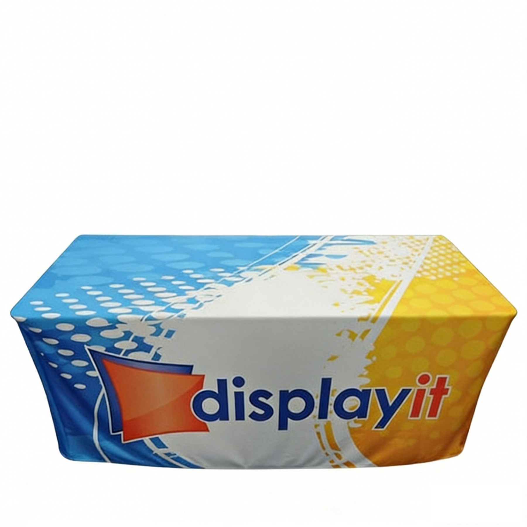 4' Fireproof Fitted Table Cover With Premium Polyester