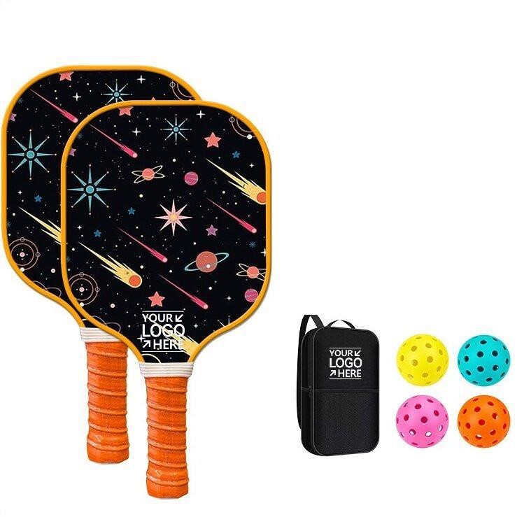 Children's Pickleball Set With Fiberglass Paddles
