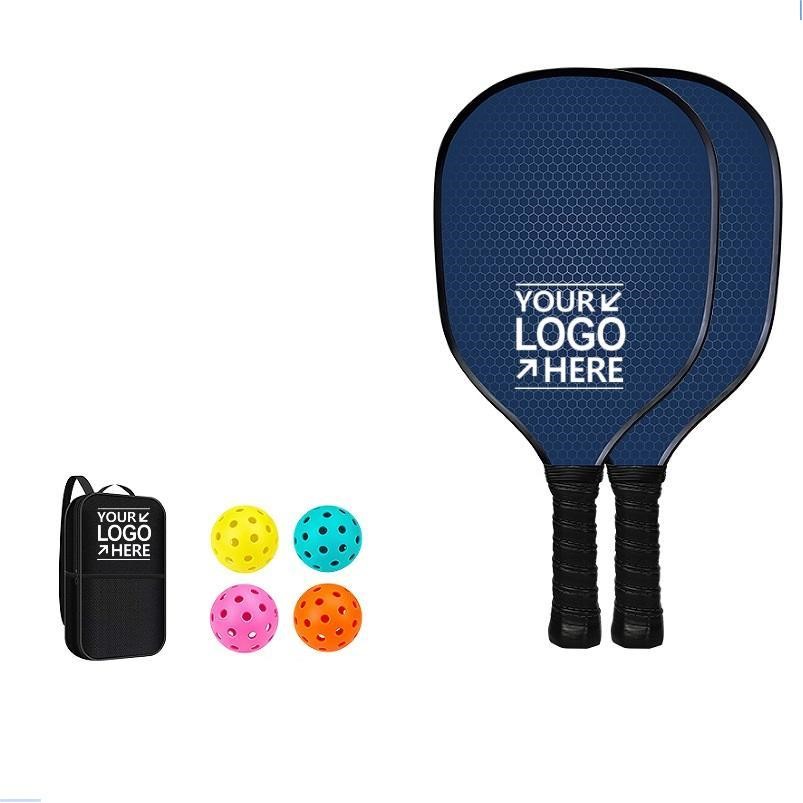 Poplar Wood Pickleball Paddle Set