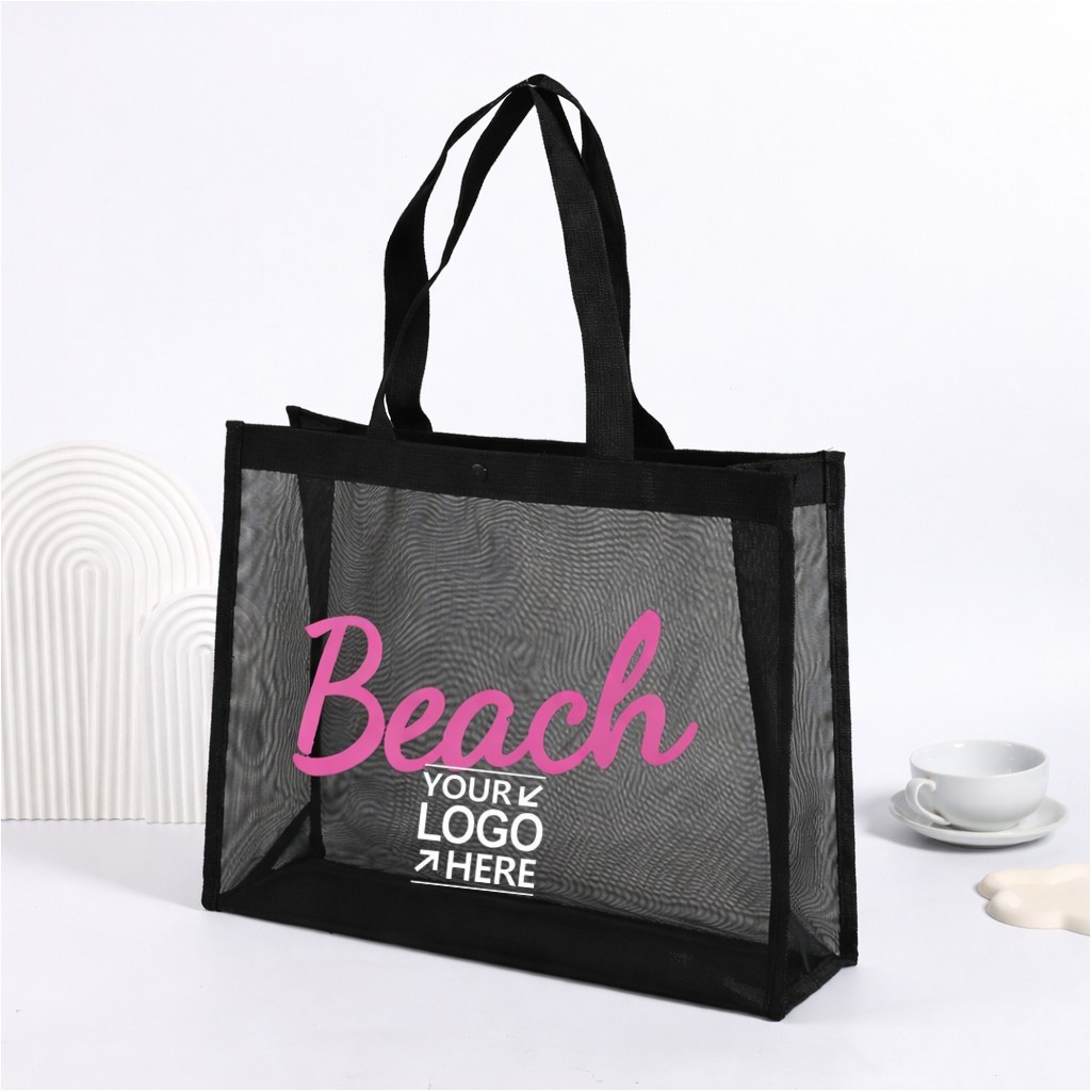 Nylon Mesh Beach Tote Bag – Shoulder Bag & Organizer