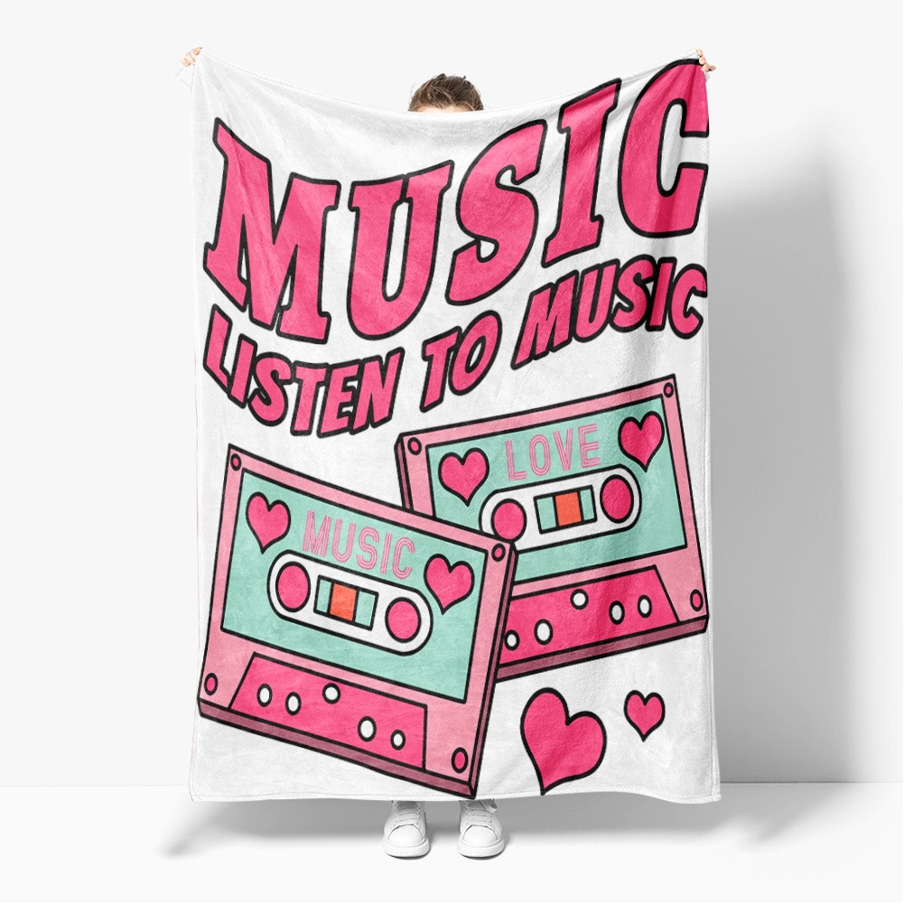 Soft Printed Flannel Fleece Blanket – 300GSM