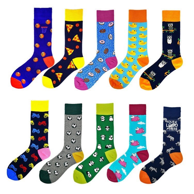 Mid-Calf Cotton Socks Versatile Style For Men & Women
