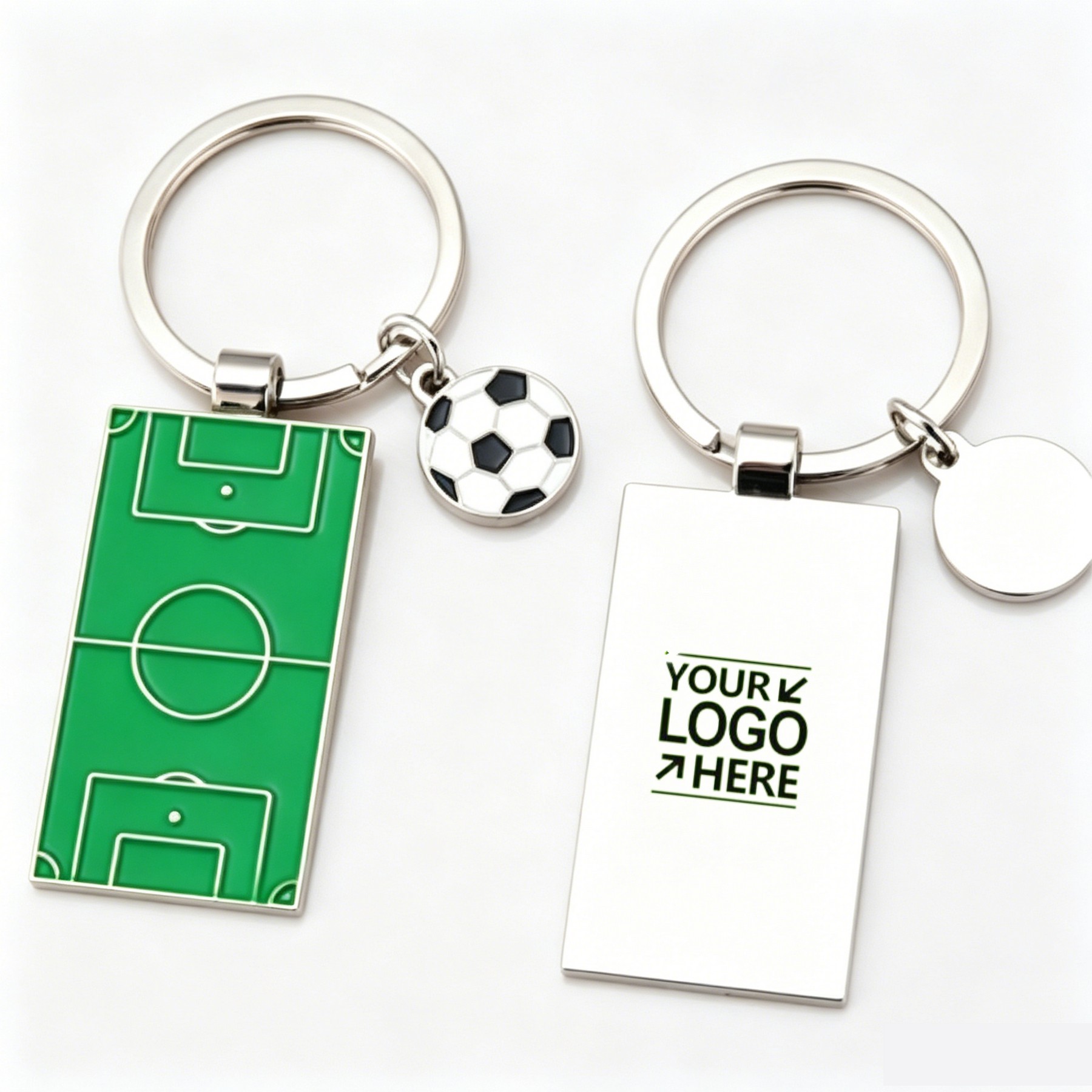 Soccer Field Keychain