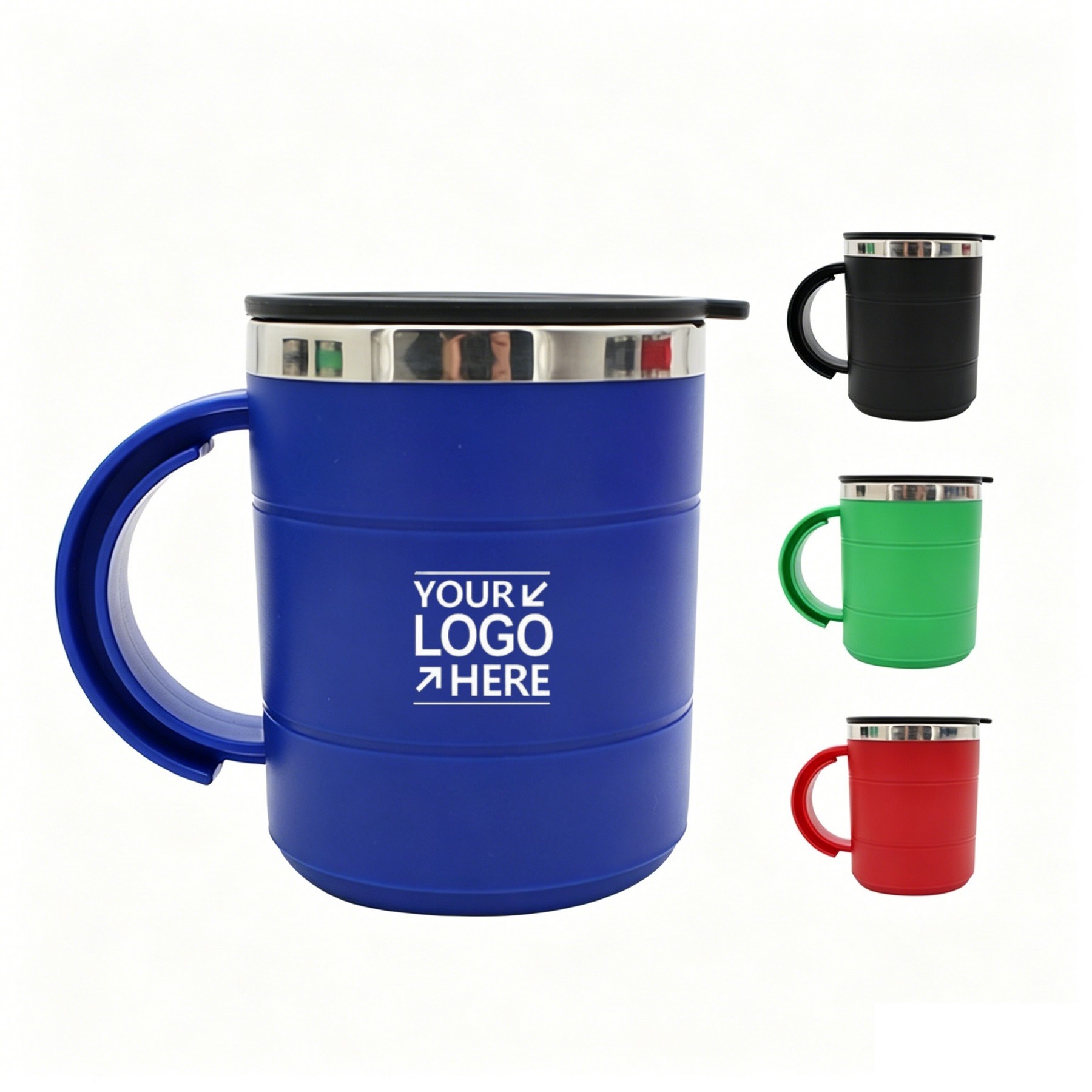 Stainless Steel Tumbler With Plastic Lid
