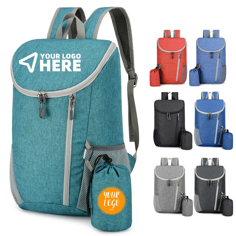 Large Capacity Folding Bag Lightweight Splashproof Outdoor Bag Travel Sports Backpack