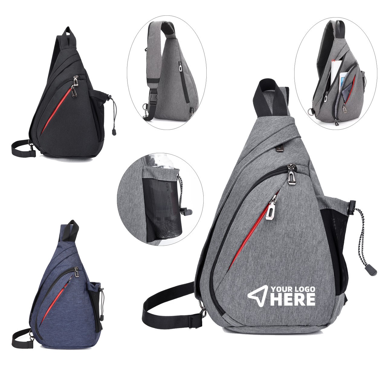 Casual Sports Storage Bag Large Capacity Multifunctional Crossbody Bag
