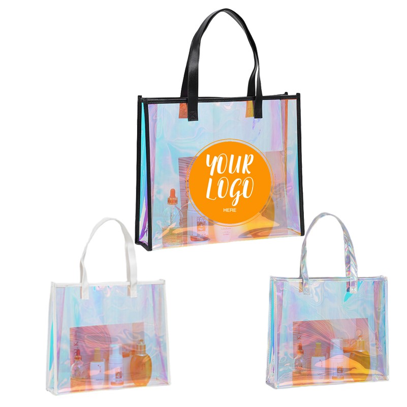 PVC Illusion Jelly Tote Bag TPU Gift Plastic Bag