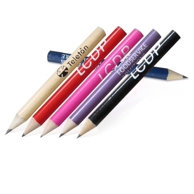 Personalized Round Golf Pencil Printed w/Your Logo