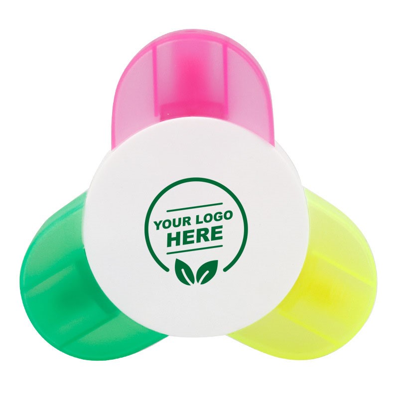 Personalized Creative Three-Color Highlighter