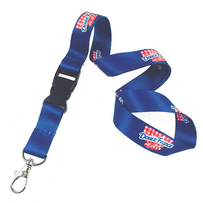 Dye Sublimation Polyester Lanyard W Safety Buckle
