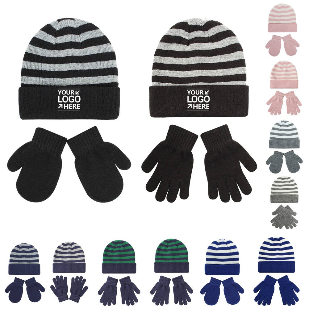 Toddler Hat And Gloves Set