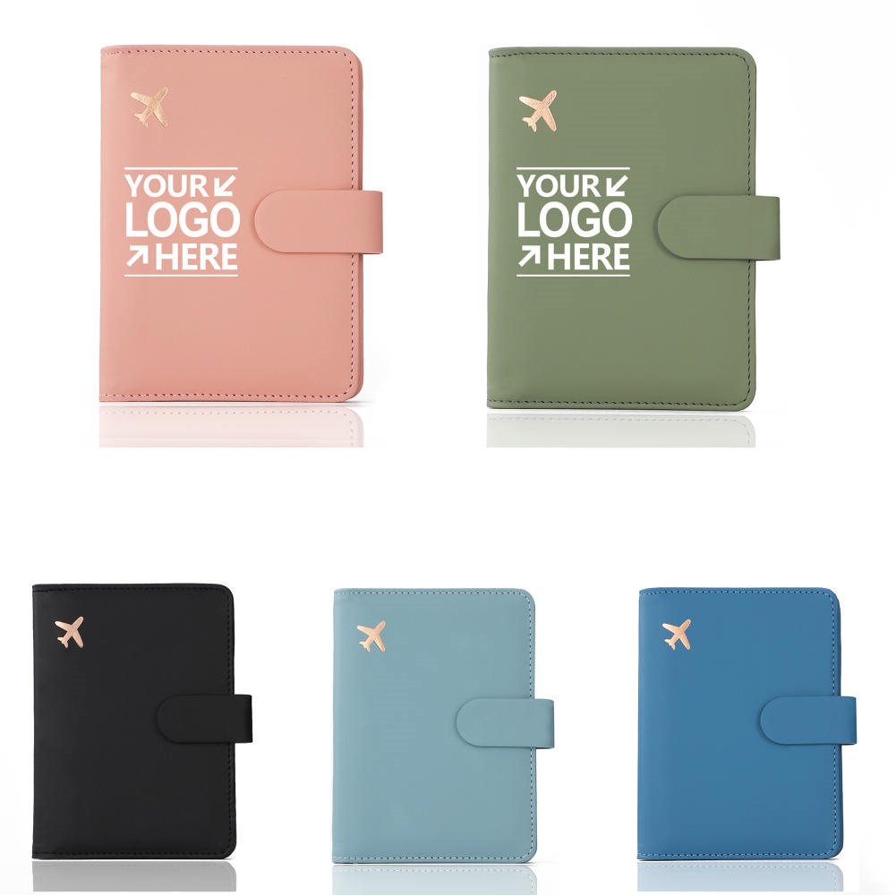 RFID Blocking Leather Passport Holder/Cover Case