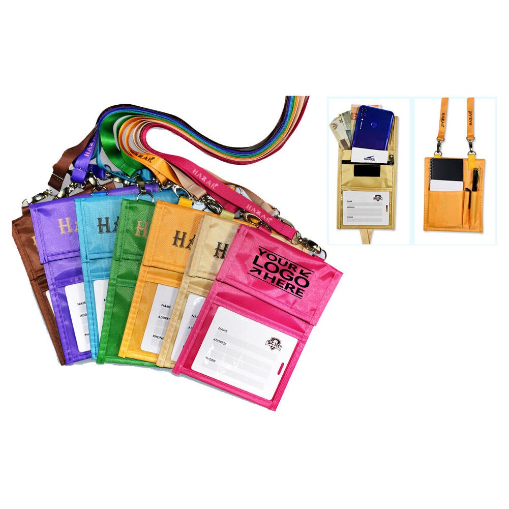 Ultimate Passport/Trade Show Badge Holder & Travel Neck Wallet