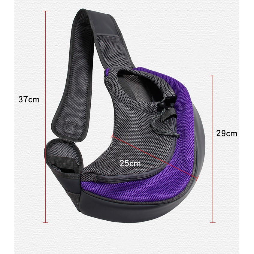 Travel Safe Pet/Dog Sling Carrier w/Breathable Mesh