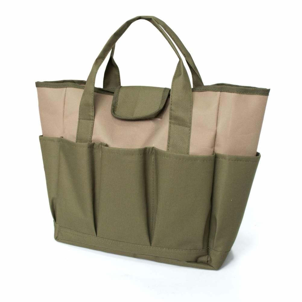 Wear-Resistant Deluxe Gardening Tote Bag & Home Organizer w/Pockets
