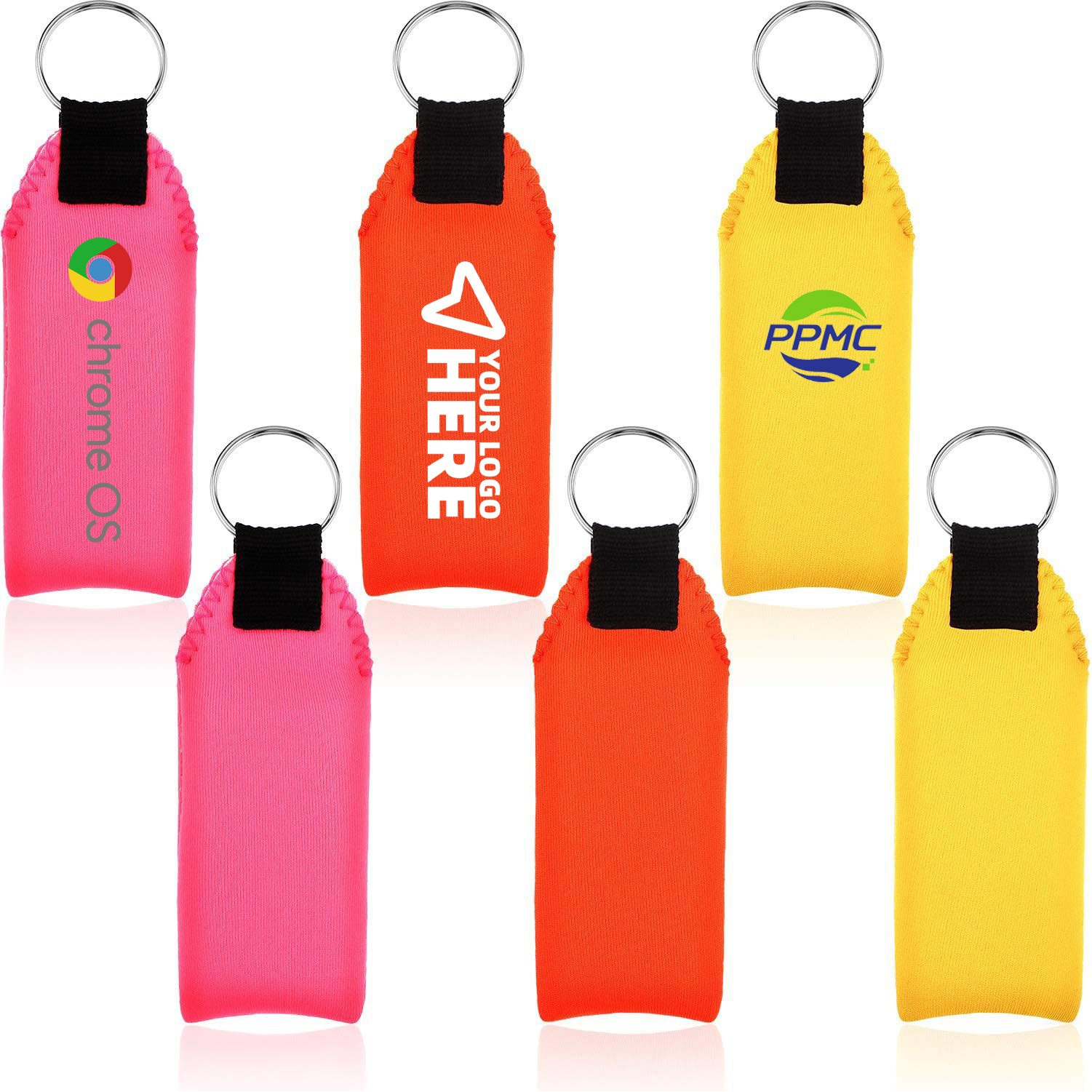 Floating Neoprene Wristband Keychain