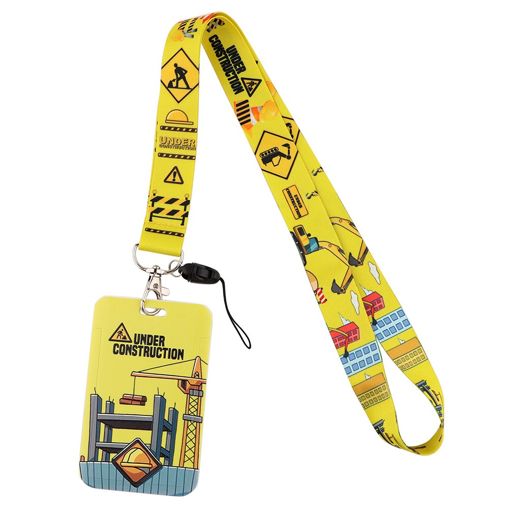 3/4" Dye Sublimation Lanyard With Badge Holder