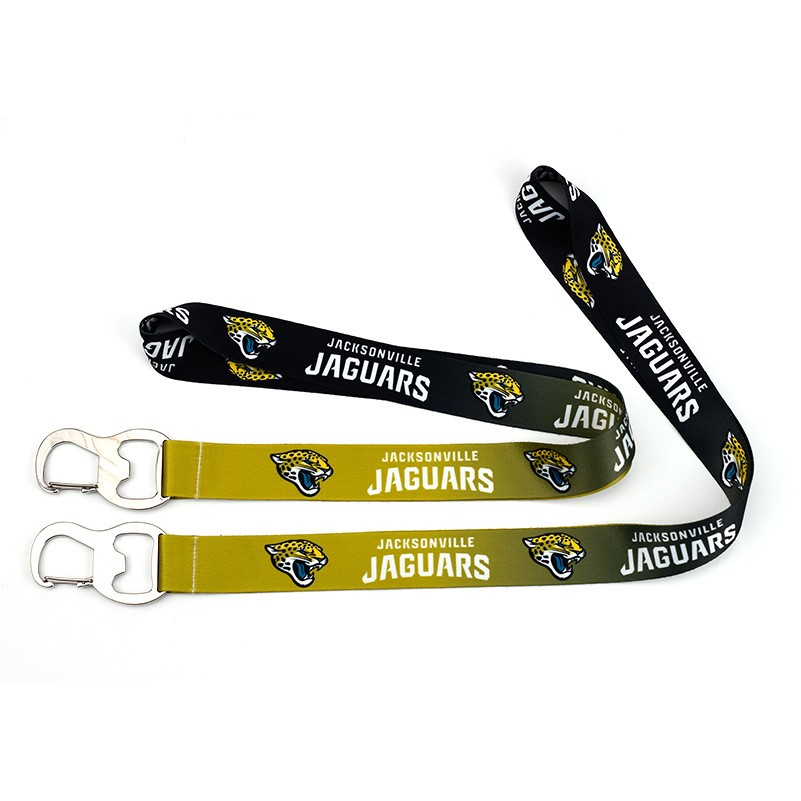 Dye Sublimation Polyester Lanyard With Bottle Opener