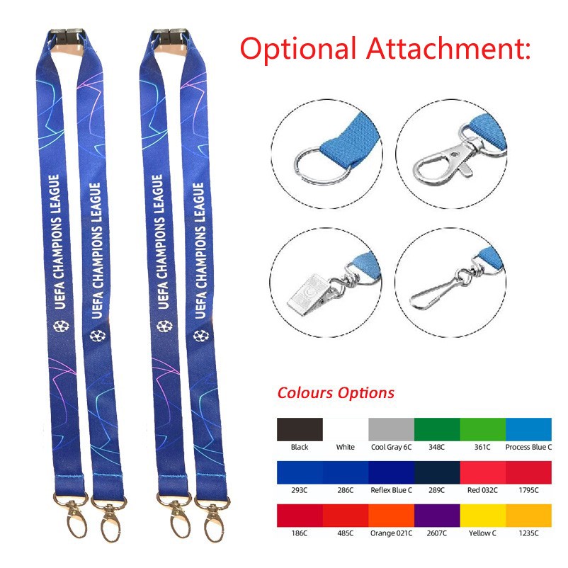 3/4" Double Ended Polyester Lanyard