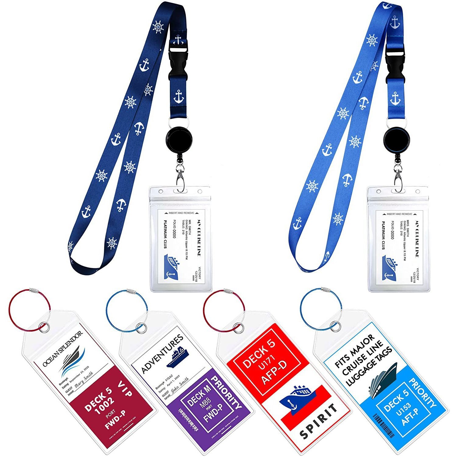 3/4" Polyester Badge Lanyard with Retractable Reel and Quick Release Buckle