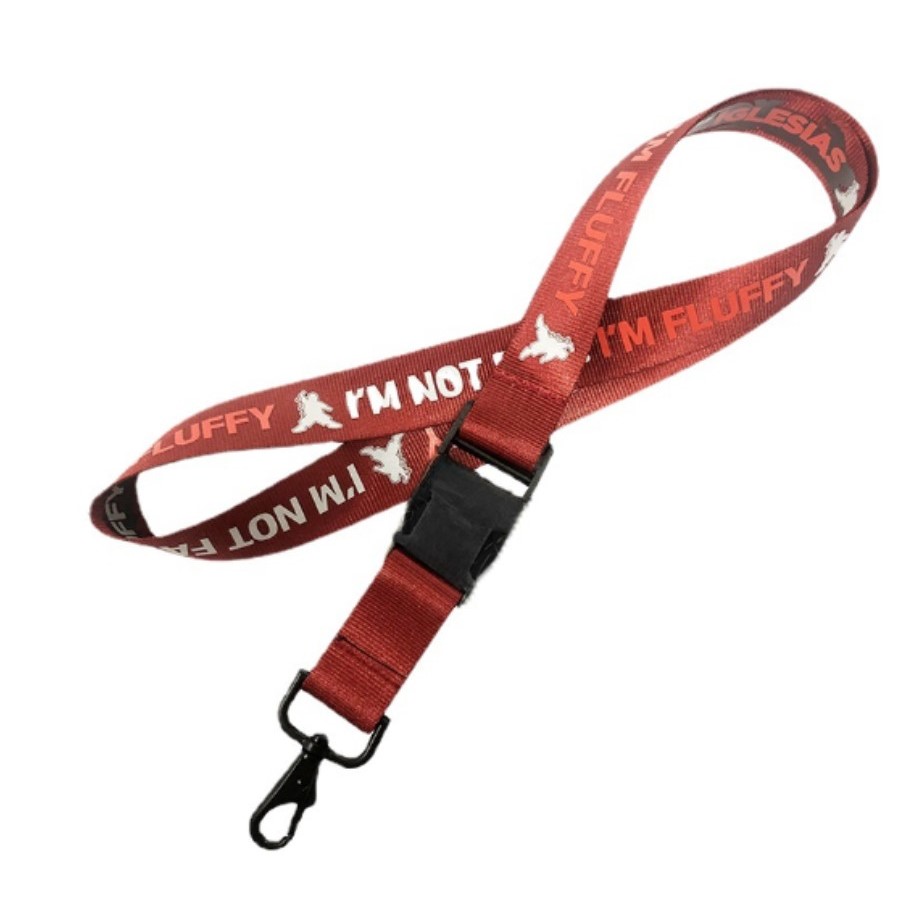 3/4" Nylon Lanyard With Lobster Claw And Release Buckle