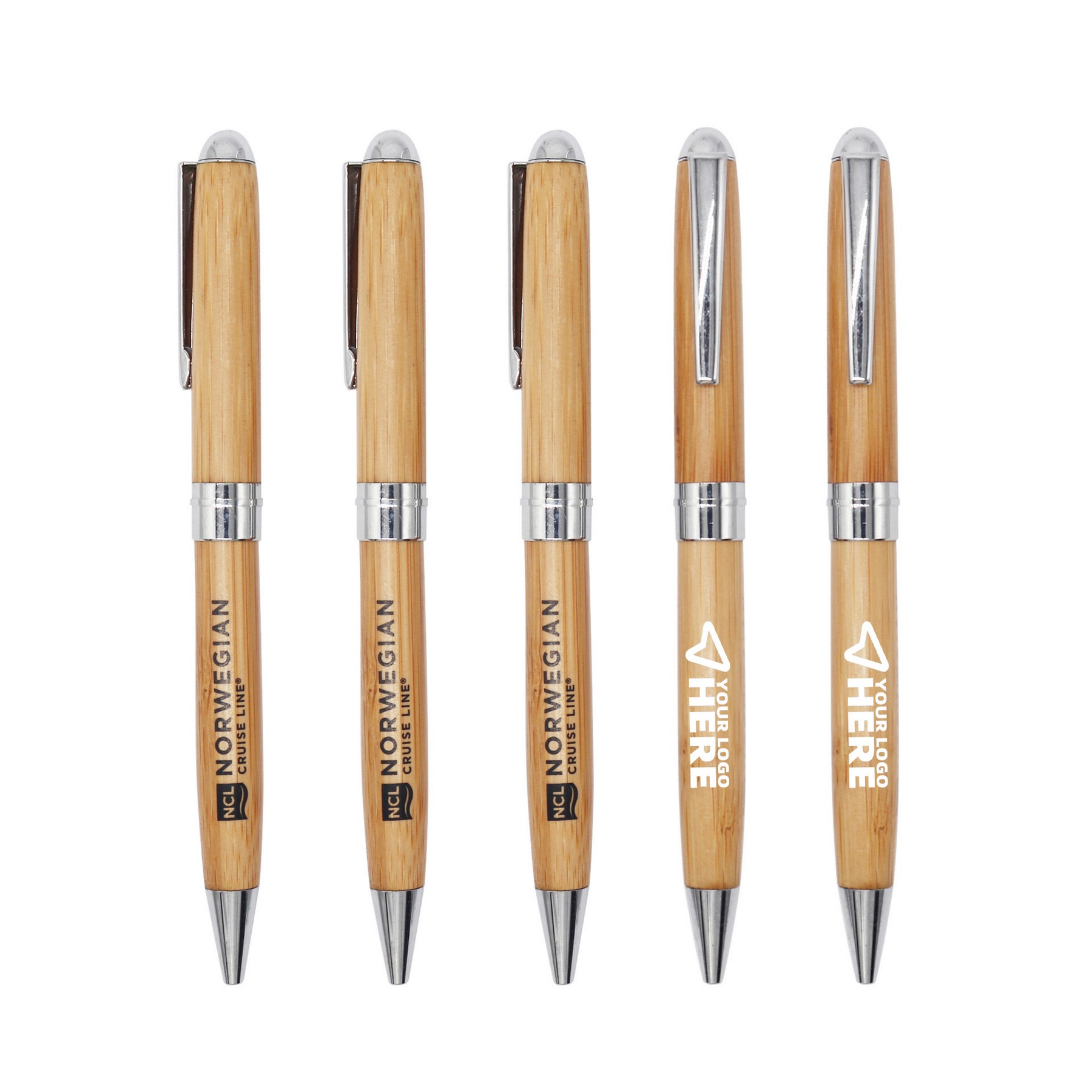 Eco Friendly Bamboo Retractable Ballpoint Pen