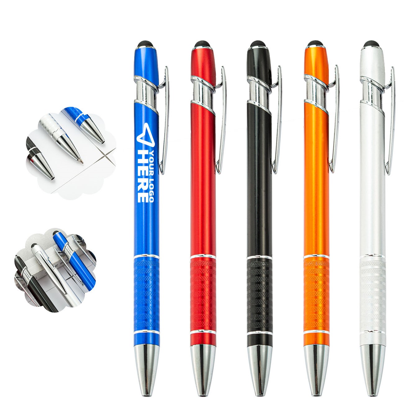 Touch Screen Stylus Pen w/Rubber Tip