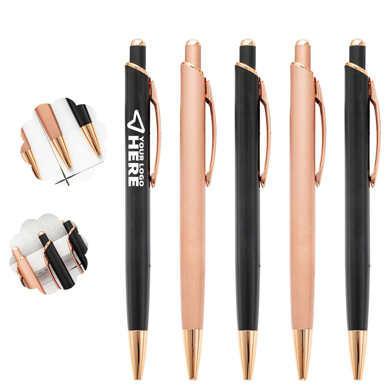 Aluminum Ball Pen Metal Click Action