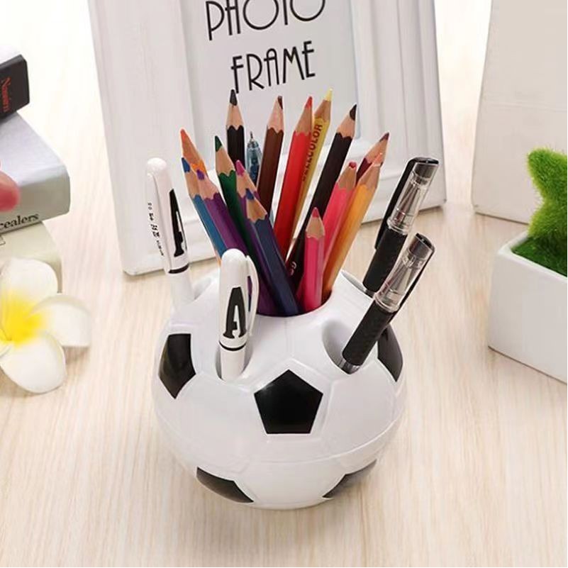 Soccer Ball Shape Desktop Organizer