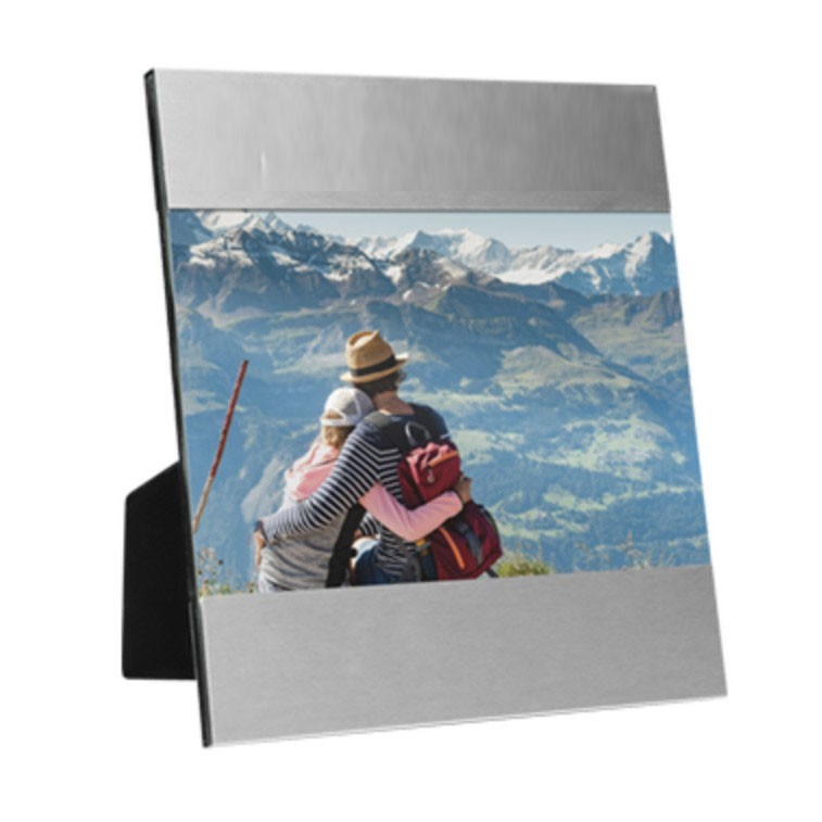 Brushed Aluminum Photo Frame 4" x 6"