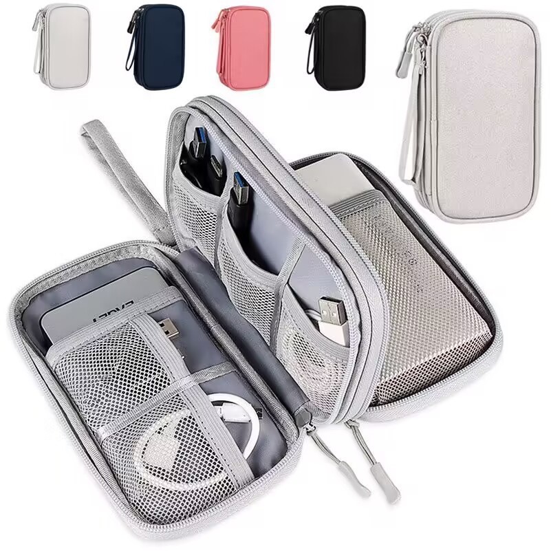 Double Layer Travel Organizer Pouch