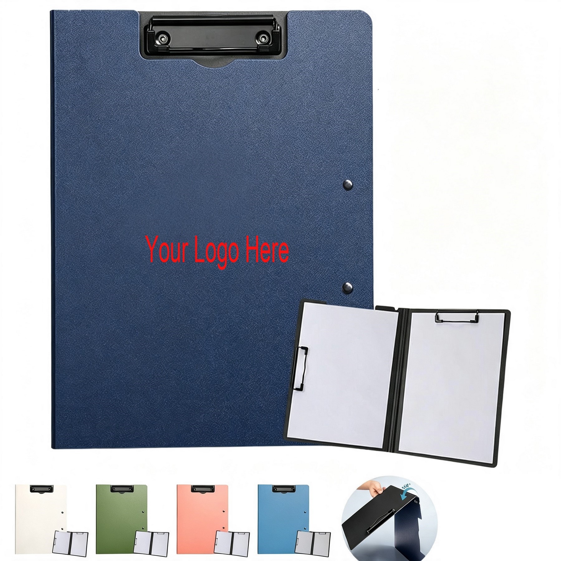 Double-Clip Folder Writing Clipboard