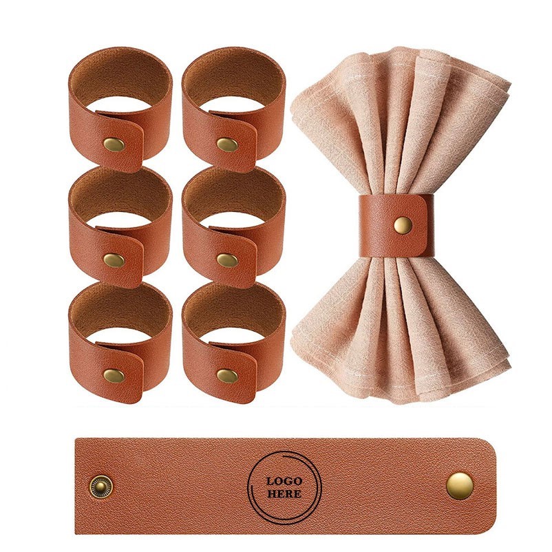 PU Napkin Ring Holder