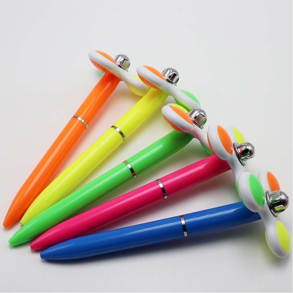Soft Touch Fidget Spinner Pen