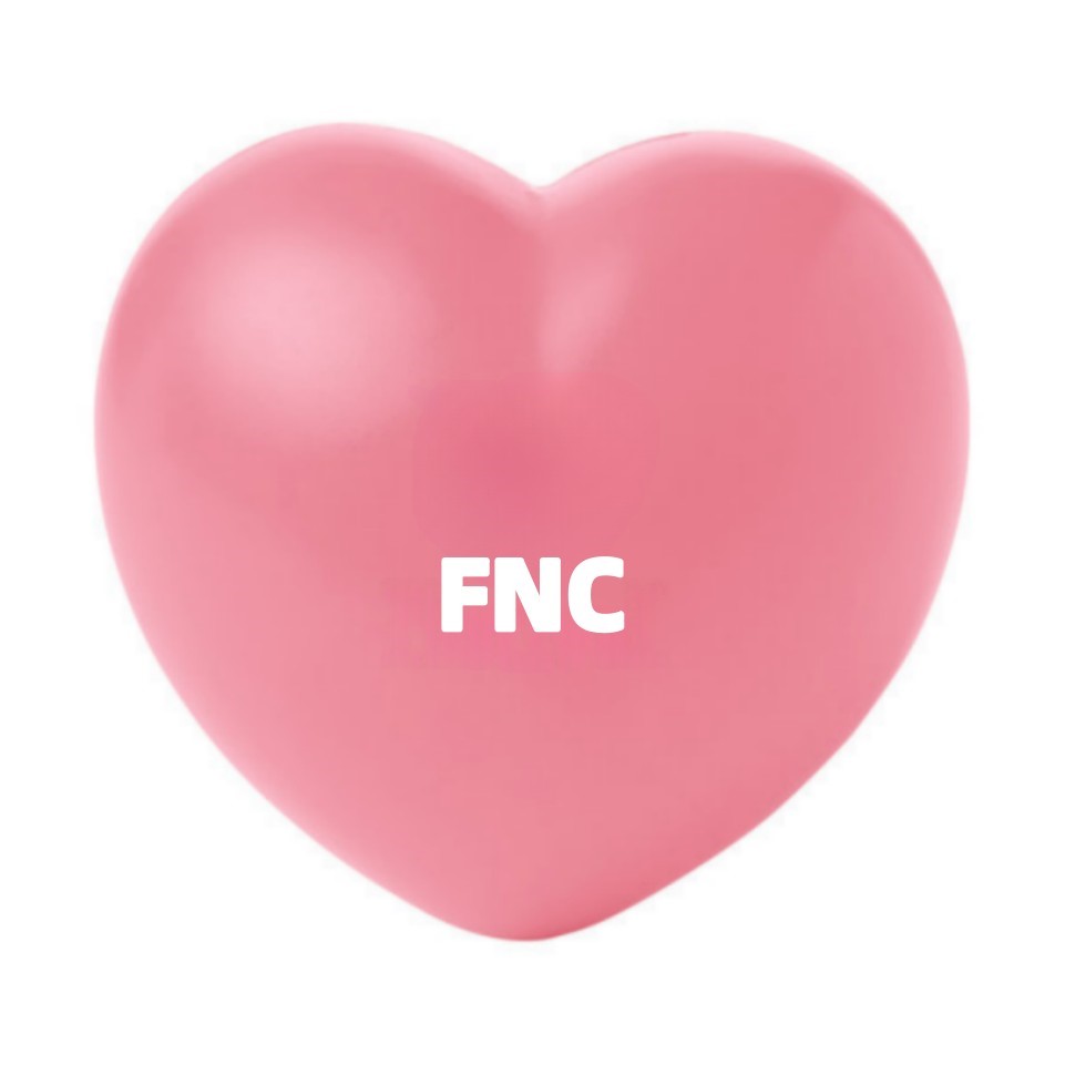 Valentine's Day Heart Shape Stress Ball Decompression Toy
